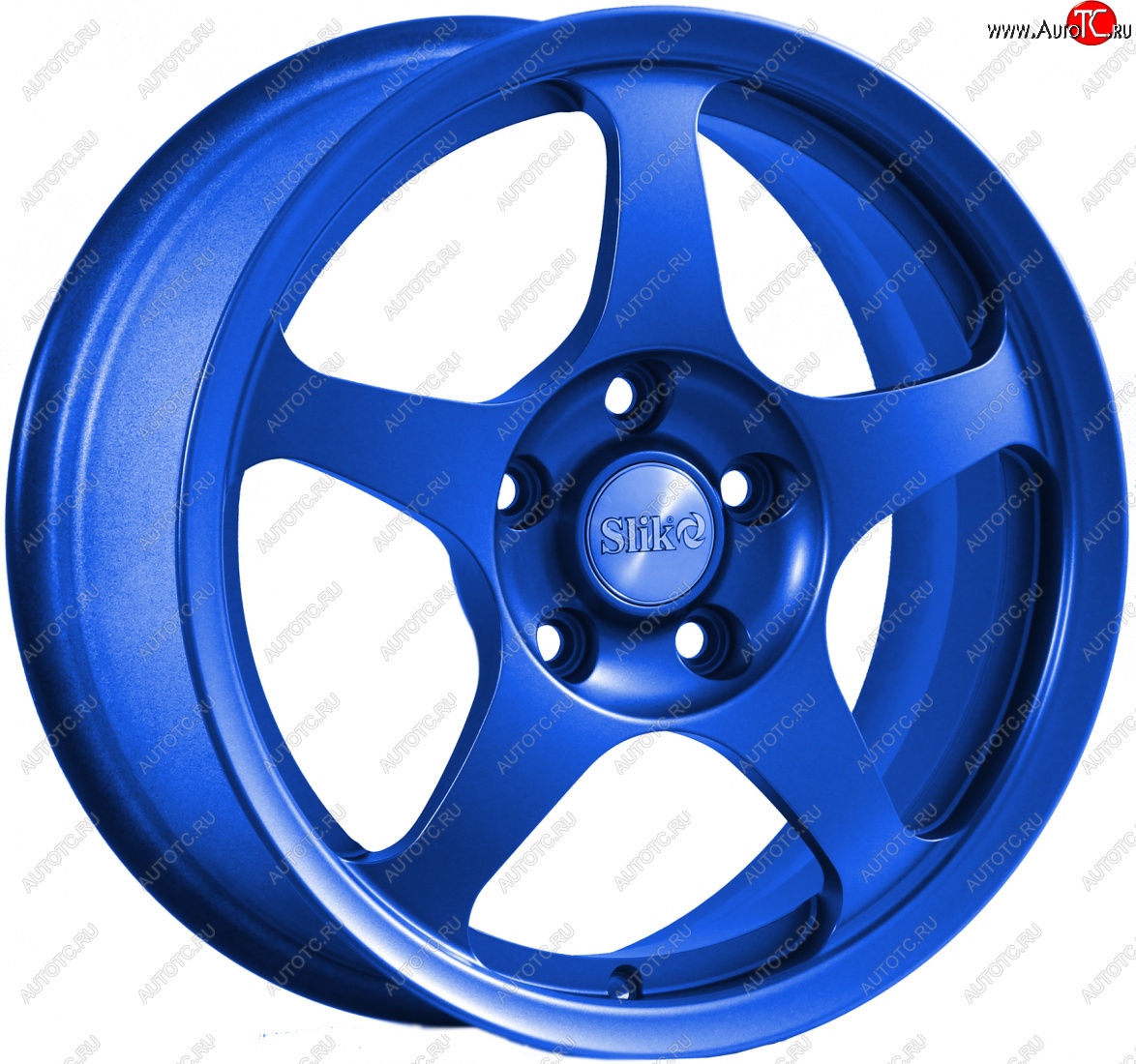 10 999 р. Кованый диск Slik classik R16x6.5 Синий (BLUE) 6.5x16   (Цвет: BLUE)  с доставкой в г. Воронеж