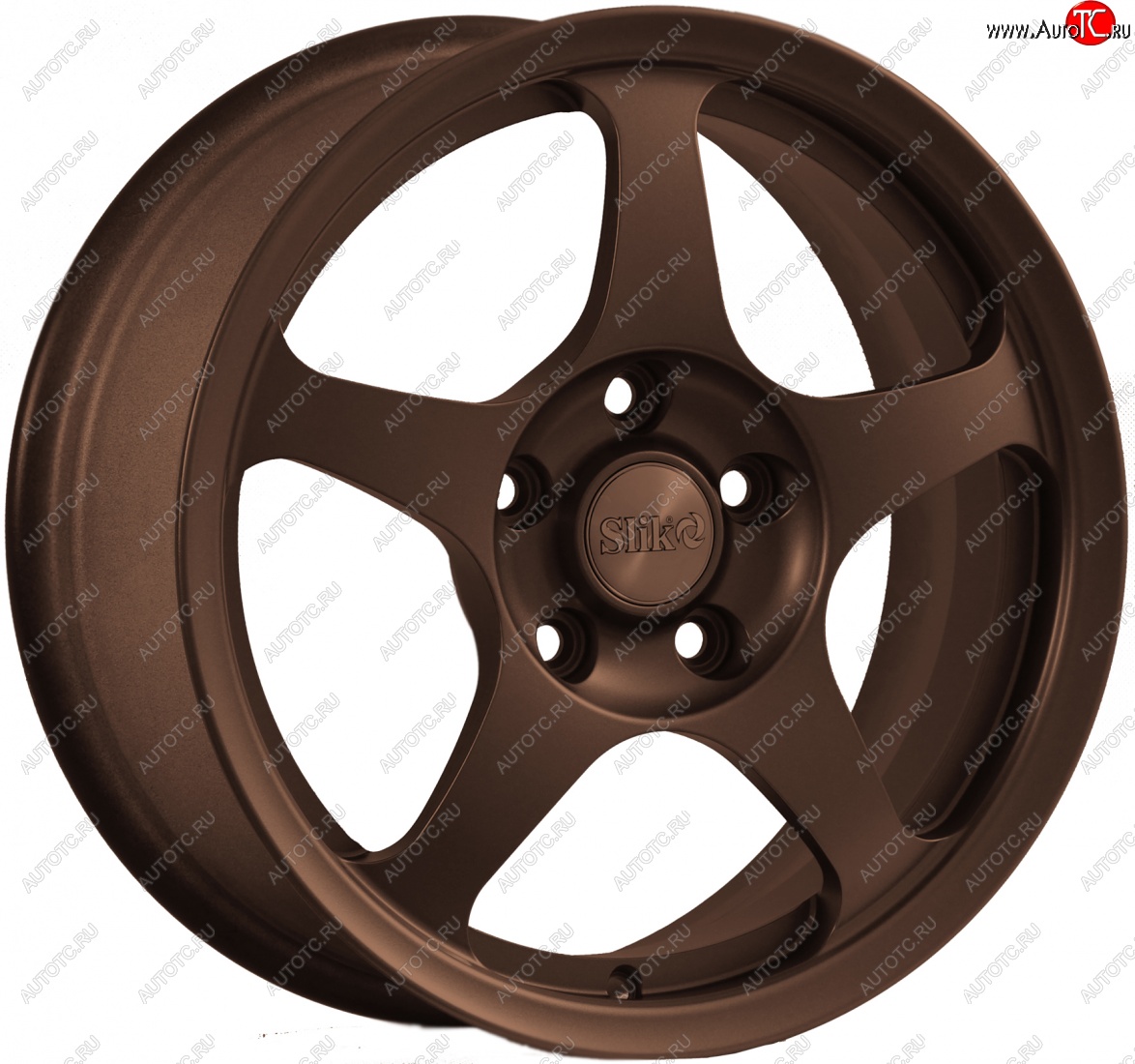 10 999 р. Кованый диск Slik classik R16x6.5 Бронза (BRZ) 6.5x16   (Цвет: BRZ)  с доставкой в г. Воронеж