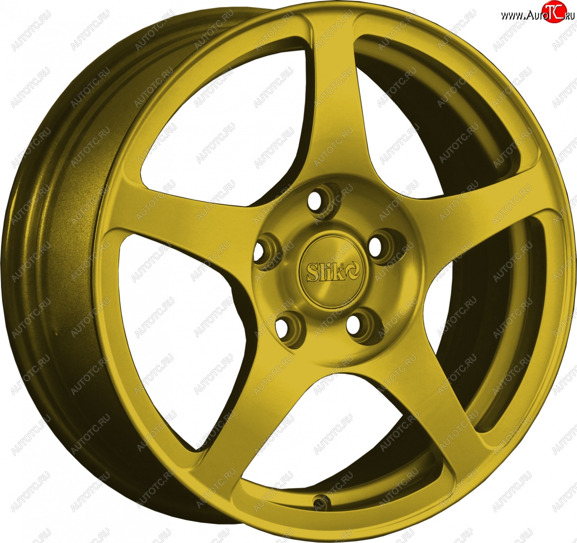 15 249 р. Кованый диск Slik Classic L-193 6.5x16   (Ярко желтый RAL1021 (YELLOW))  с доставкой в г. Воронеж