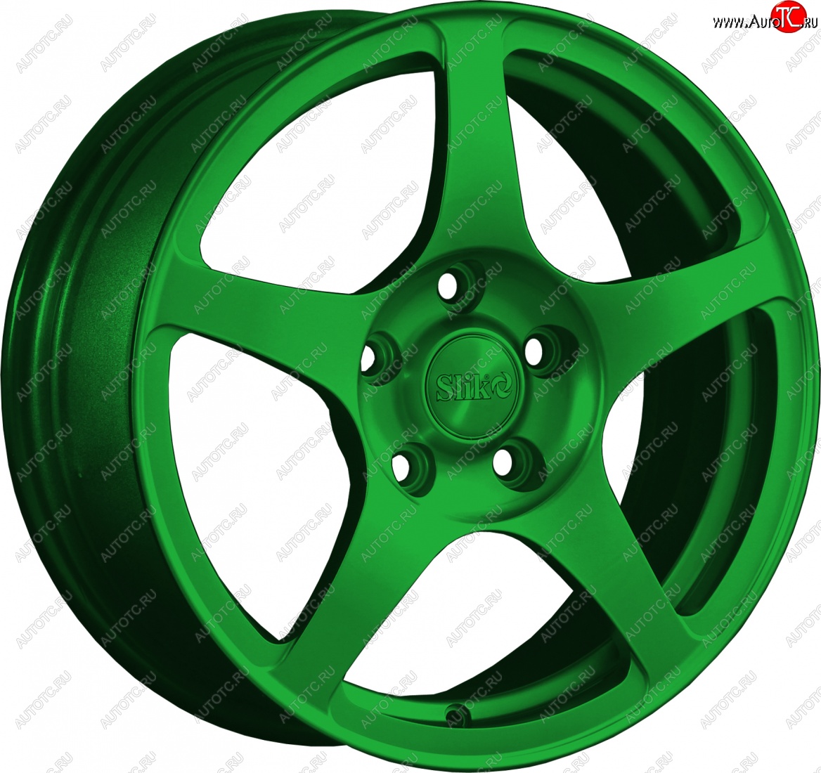 15 249 р. Кованый диск Slik Classic L-193 6.5x16   (Зеленый (GREEEN))  с доставкой в г. Воронеж