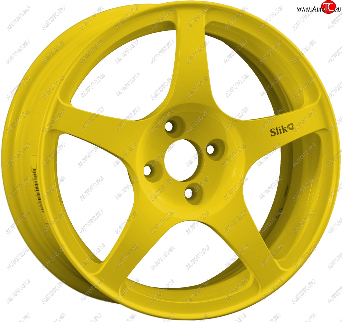 11 049 р. Кованый диск Slik classik R16x6.5 Candy YELLOW ярко-желтый 6.5x16   (Цвет: Candy YELLOW ярко-желтый 6.5x16)  с доставкой в г. Воронеж