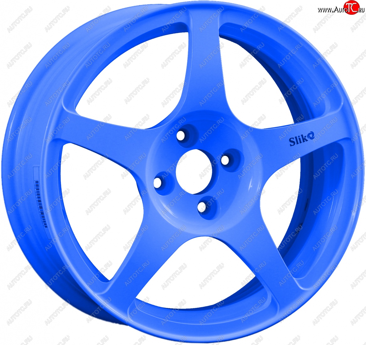 10 349 р. Кованый диск Slik classik R16x6.5 Синий (BLUE) 6.5x16   (Цвет: BLUE)  с доставкой в г. Воронеж