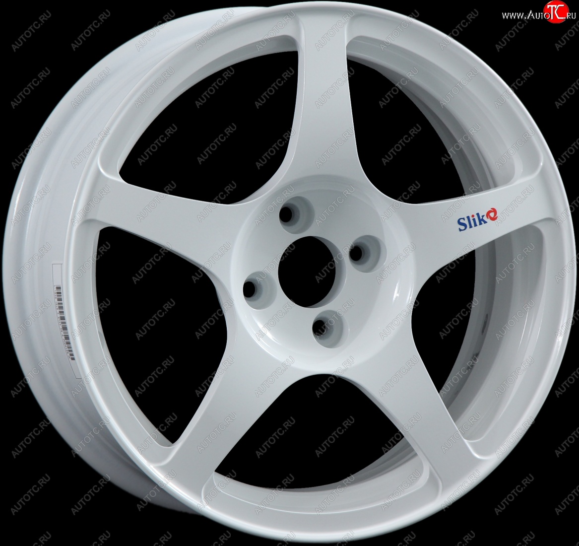 10 349 р. Кованый диск Slik classik R16x6.5 Белый (W) 6.5x16   (Цвет: W)  с доставкой в г. Воронеж
