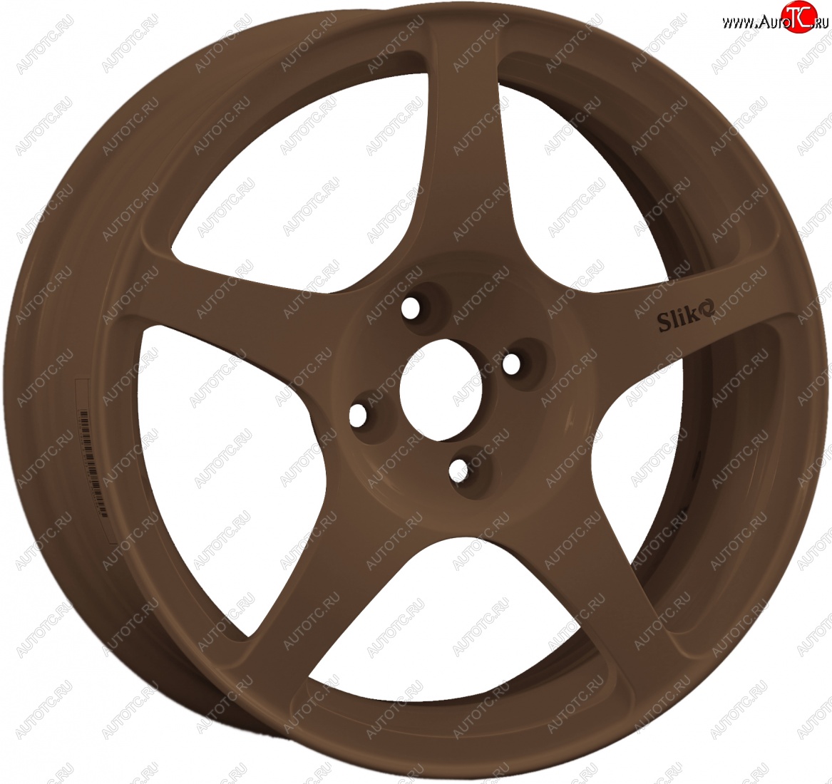 10 599 р. Кованый диск Slik classik R16x6.5 Бронза (BRZ) 6.5x16   (Цвет: BRZ)  с доставкой в г. Воронеж