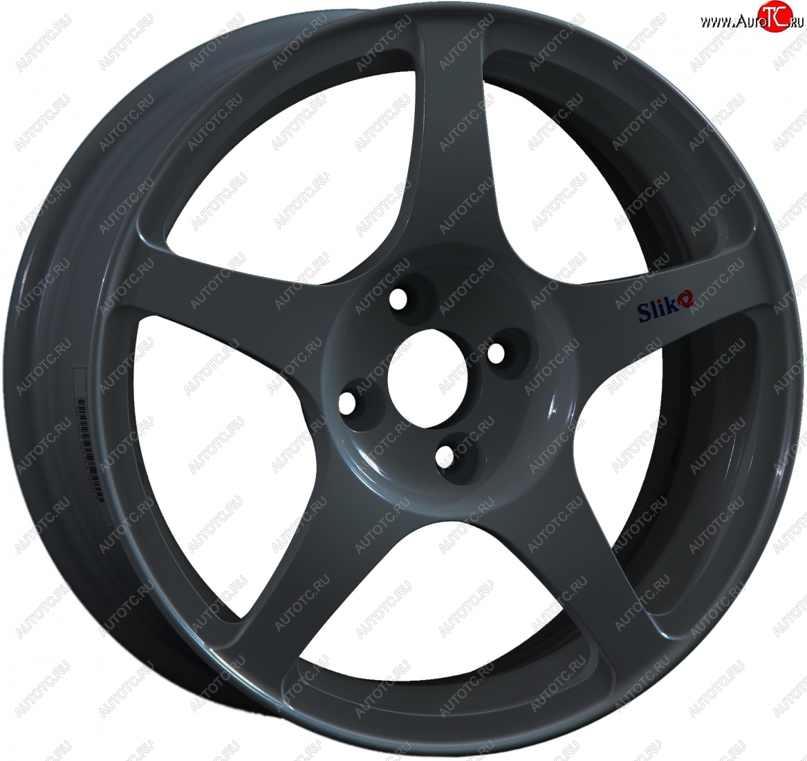 10 599 р. Кованый диск Slik classik R16x6.5 Графит матовый (GRF2) 6.5x16   (Цвет: GRF2)  с доставкой в г. Воронеж