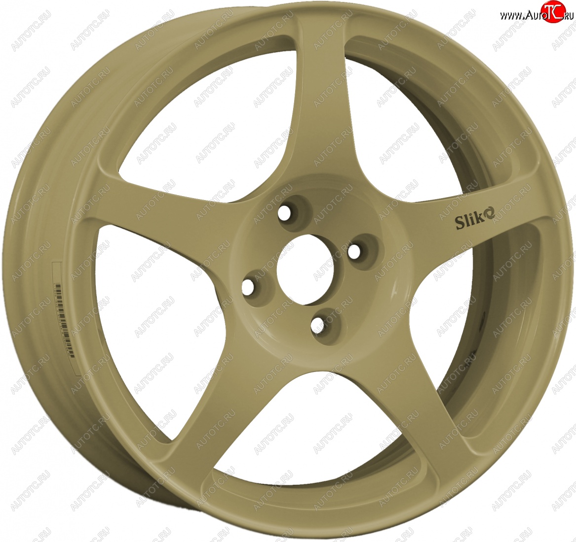 10 349 р. Кованый диск Slik classik R16x6.5 Золотой (G) 6.5x16   (Цвет: G)  с доставкой в г. Воронеж