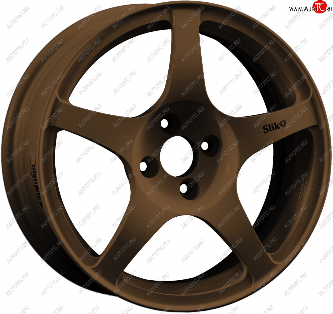 10 599 р. Кованый диск Slik classik R16x6.5 Коньячная бронза. Глянец (BRZCGN) 6.5x16   (Цвет: BRZCGN)  с доставкой в г. Воронеж