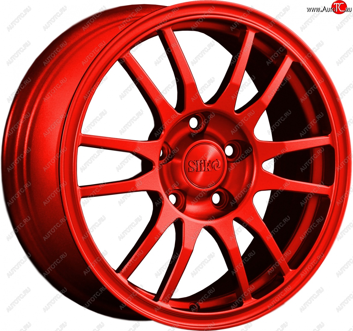 12 949 р. Кованый диск Slik classik R16x6.5 Candy RED красный 6.5x16   (Цвет: Candy RED красный 6.5x16)  с доставкой в г. Воронеж