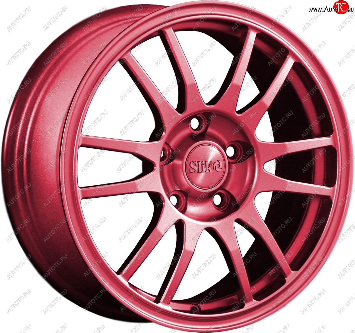 12 949 р. Кованый диск Slik classik R16x6.5 Candy RUBIN рубиновый 6.5x16   (Цвет: Candy RUBIN рубиновый 6.5x16)  с доставкой в г. Воронеж