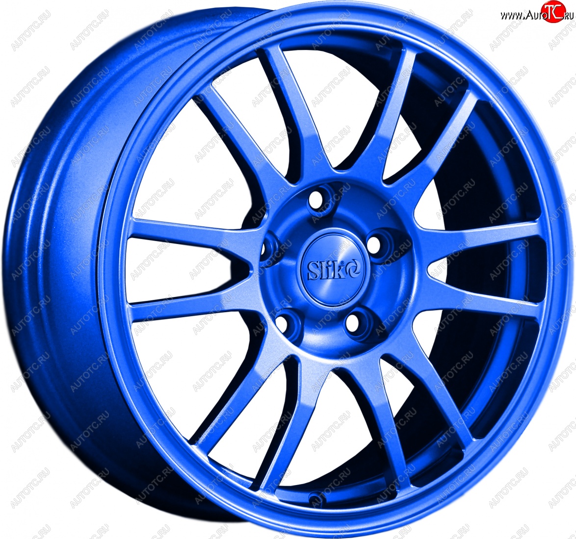 12 949 р. Кованый диск Slik classik R16x6.5 Синий (BLUE) 6.5x16   (Цвет: BLUE)  с доставкой в г. Воронеж