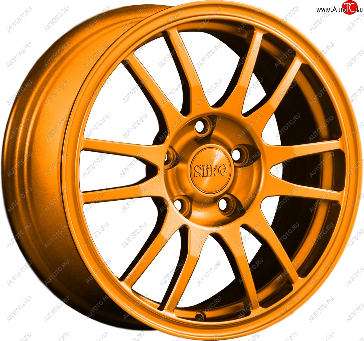 12 949 р. Кованый диск Slik classik R16x6.5 Ярко-оранжевый (ORANGE) 6.5x16   (Цвет: ORANGE)  с доставкой в г. Воронеж