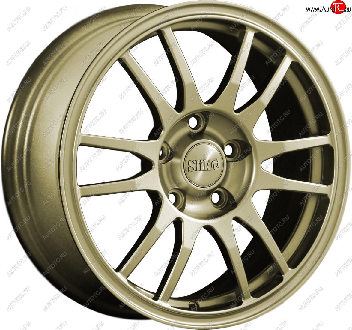 12 949 р. Кованый диск Slik classik R16x6.5 Золотой (G) 6.5x16   (Цвет: G)  с доставкой в г. Воронеж