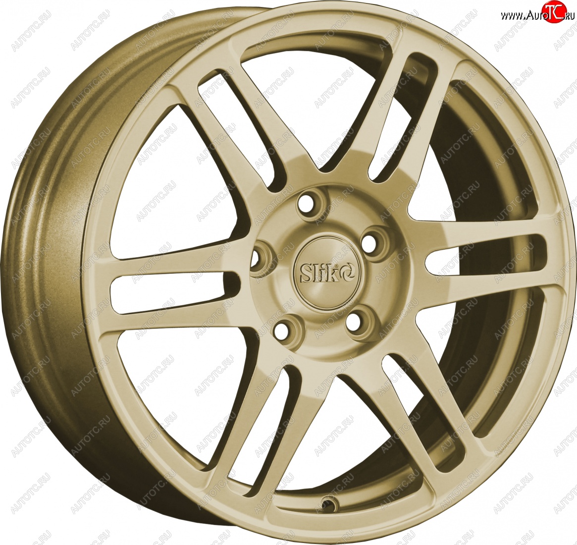12 949 р. Кованый диск Slik classik R16x6.5 Золотой (G) 6.5x16 Nissan Teana 1 J31 дорестайлинг (2003-2005) 5x114.3xDIA66.1xET45.0 (Цвет: G)