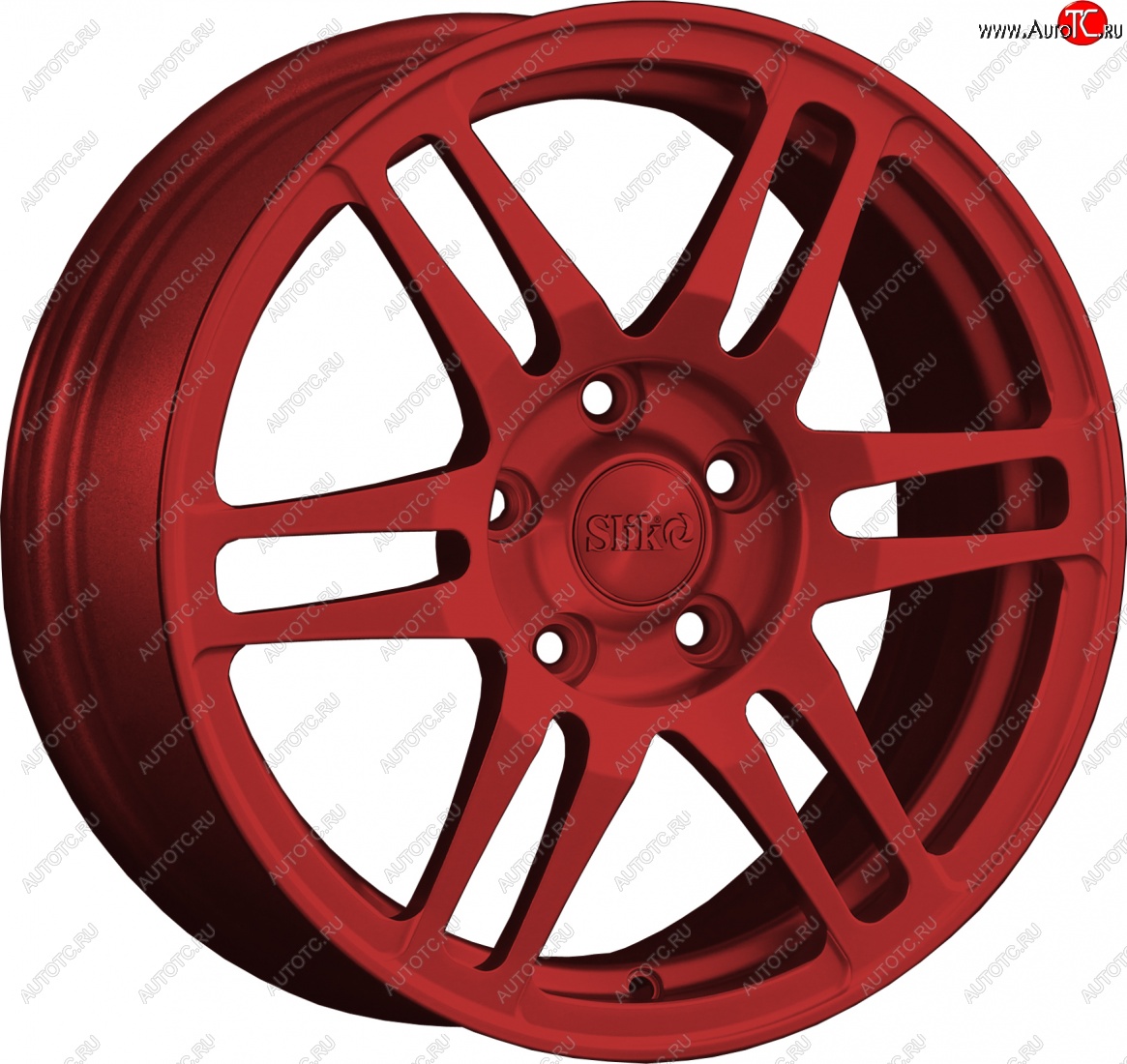 12 949 р. Кованый диск Slik classik R16x6.5 Candy RED красный 6.5x16   (Цвет: Candy RED красный 6.5x16)  с доставкой в г. Воронеж