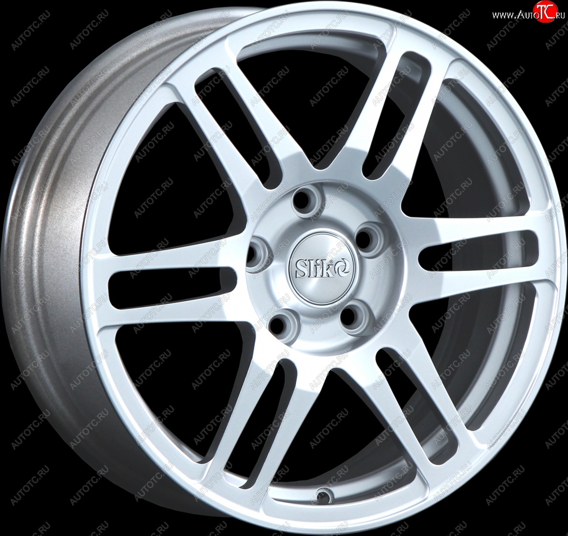 12 949 р. Кованый диск Slik classik R16x6.5 Серебристый светлый (S16) 6.5x16   (Цвет: S16)  с доставкой в г. Воронеж