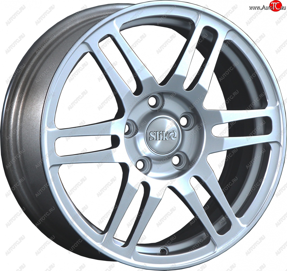 12 949 р. Кованый диск Slik classik R16x6.5 Серебристый тёмный (S25) 6.5x16   (Цвет: S25)  с доставкой в г. Воронеж