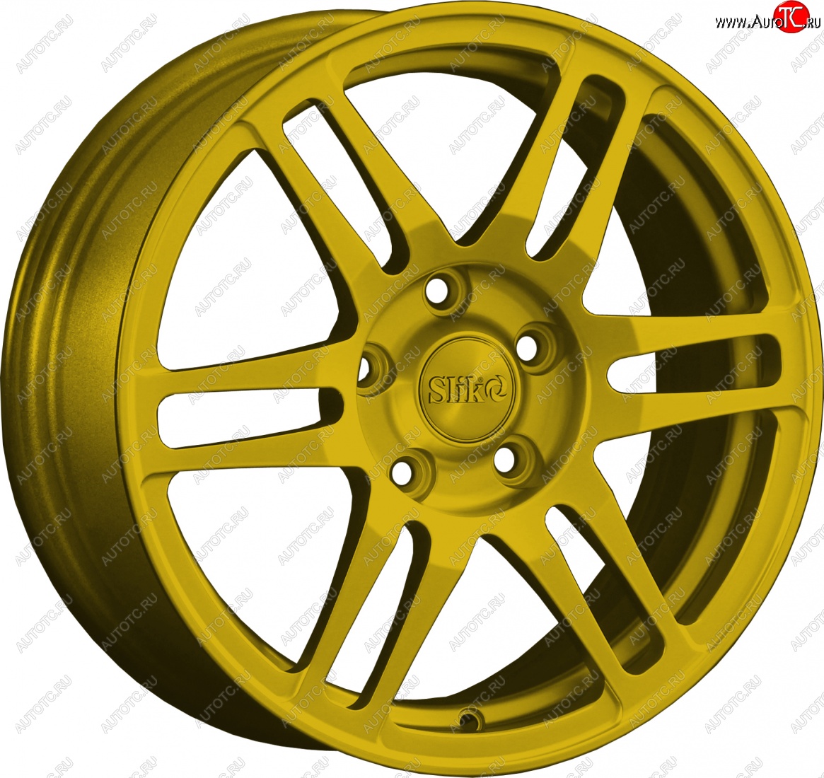 12 949 р. Кованый диск Slik classik R16x6.5 Ярко желтый RAL 1021 (YELLOW) 6.5x16   (Цвет: YELLOW)  с доставкой в г. Воронеж