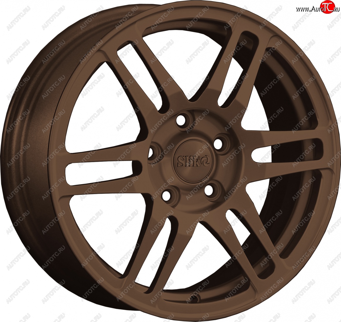 12 949 р. Кованый диск Slik classik R16x6.5 Бронза (BRZ) 6.5x16   (Цвет: BRZ)  с доставкой в г. Воронеж