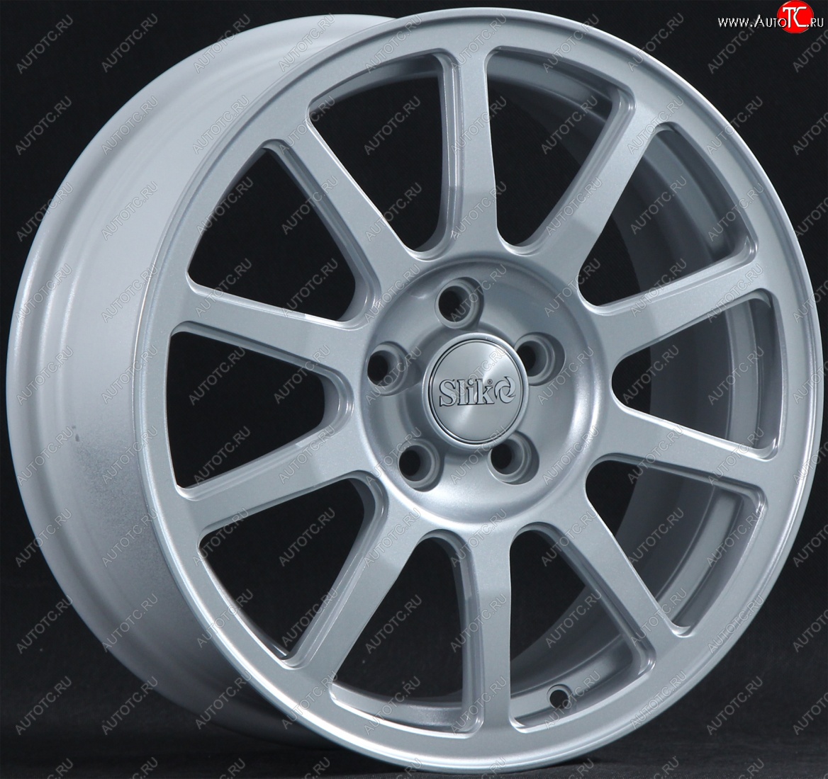 18 999 р. Кованый диск Slik classik R16x6.5 Серебристый светлый (S16) 6.5x16   (Цвет: S16)  с доставкой в г. Воронеж