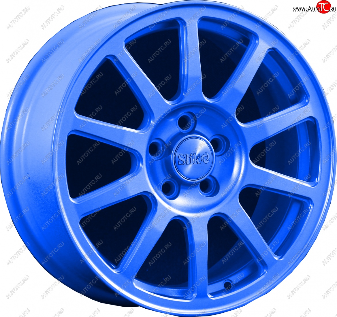18 999 р. Кованый диск Slik classik R16x6.5 Синий (BLUE) 6.5x16   (Цвет: BLUE)  с доставкой в г. Воронеж