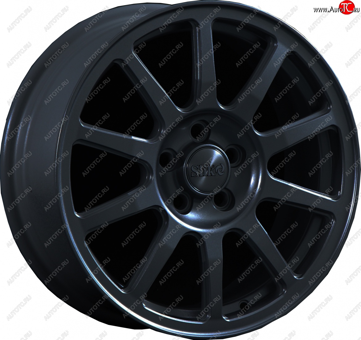 18 999 р. Кованый диск Slik classik R16x6.5 Черный матовый (MB) 6.5x16   (Цвет: MB)  с доставкой в г. Воронеж