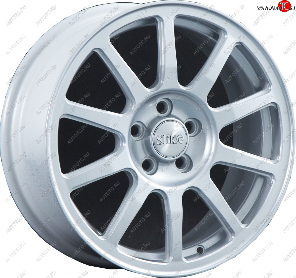 18 999 р. Кованый диск Slik classik R16x6.5 Яркое-блестящее серебро (HPB) 6.5x16   (Цвет: HPB)  с доставкой в г. Воронеж