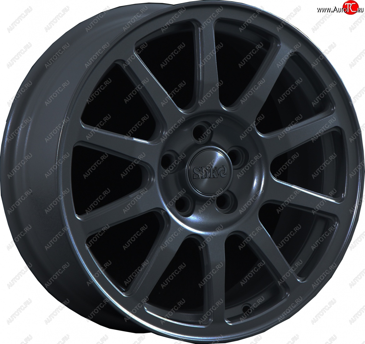 18 999 р. Кованый диск Slik classik R16x6.5 Графит глянцевый (GM) 6.5x16   (Цвет: GM)  с доставкой в г. Воронеж