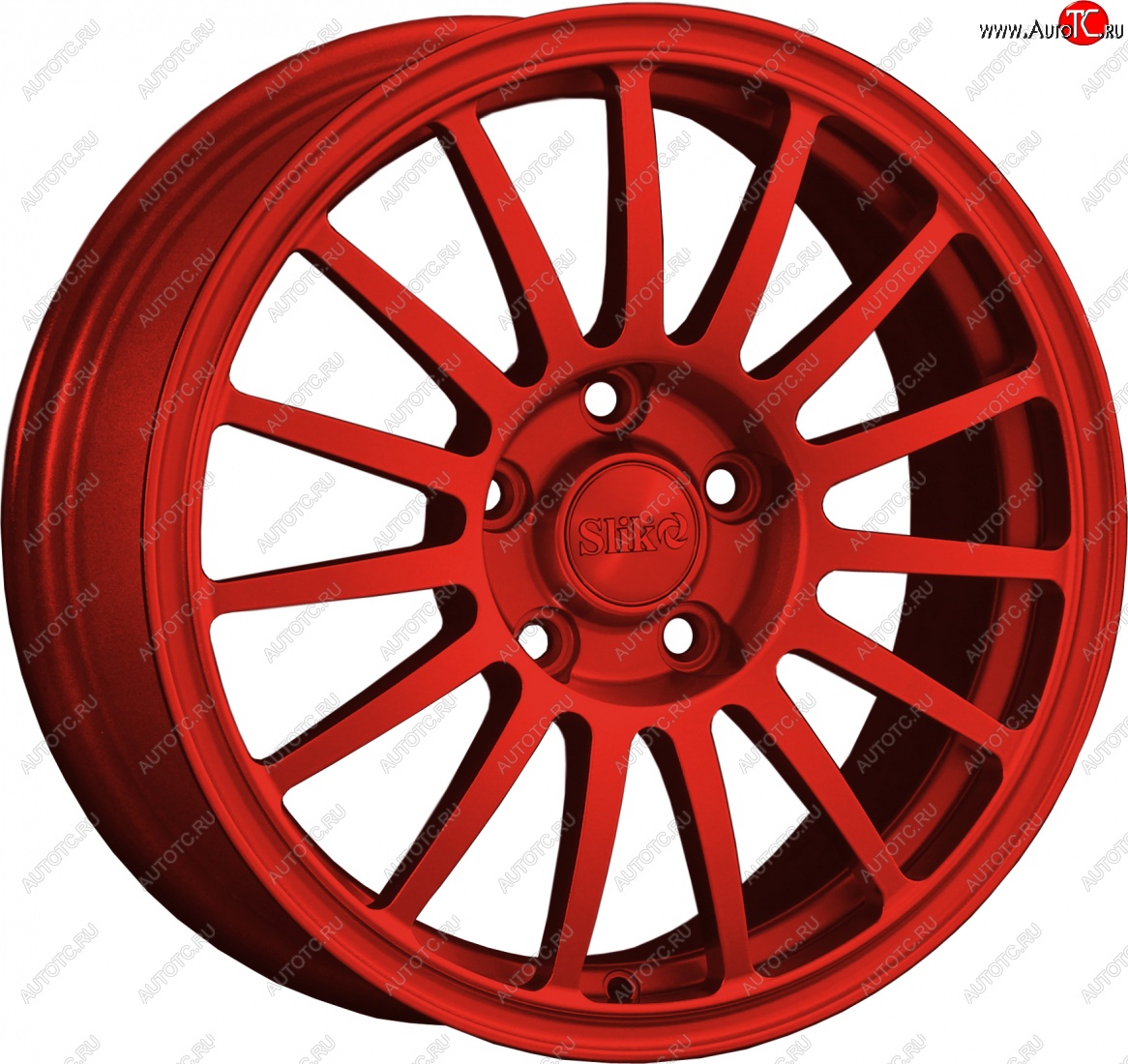 15 249 р. Кованый диск Slik classik R16x6.5 Candy RED красный 6.5x16   (Цвет: Candy RED красный 6.5x16)  с доставкой в г. Воронеж