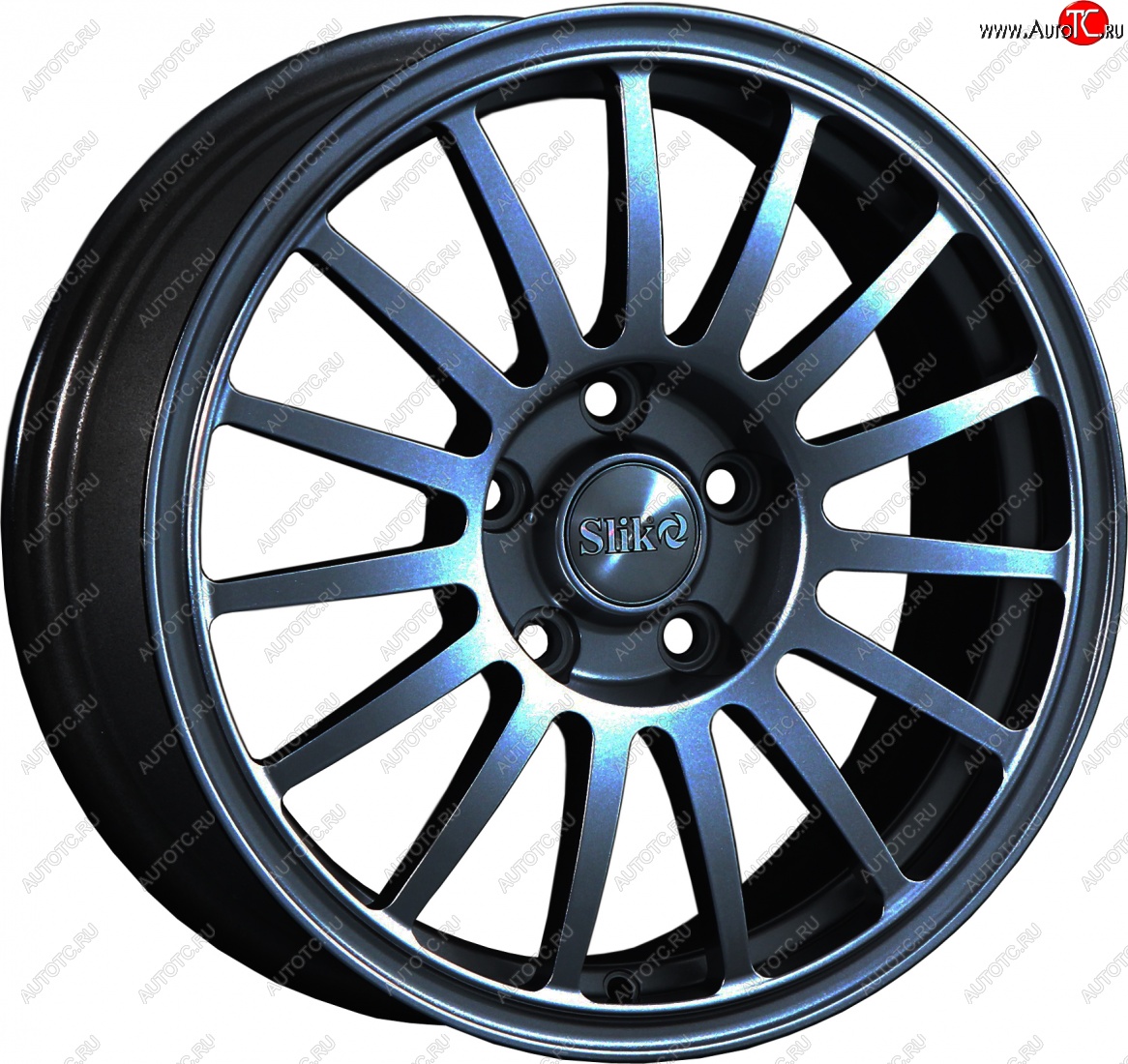 15 249 р. Кованый диск Slik classik R16x6.5 Черный матовый (MB) 6.5x16   (Цвет: MB)  с доставкой в г. Воронеж
