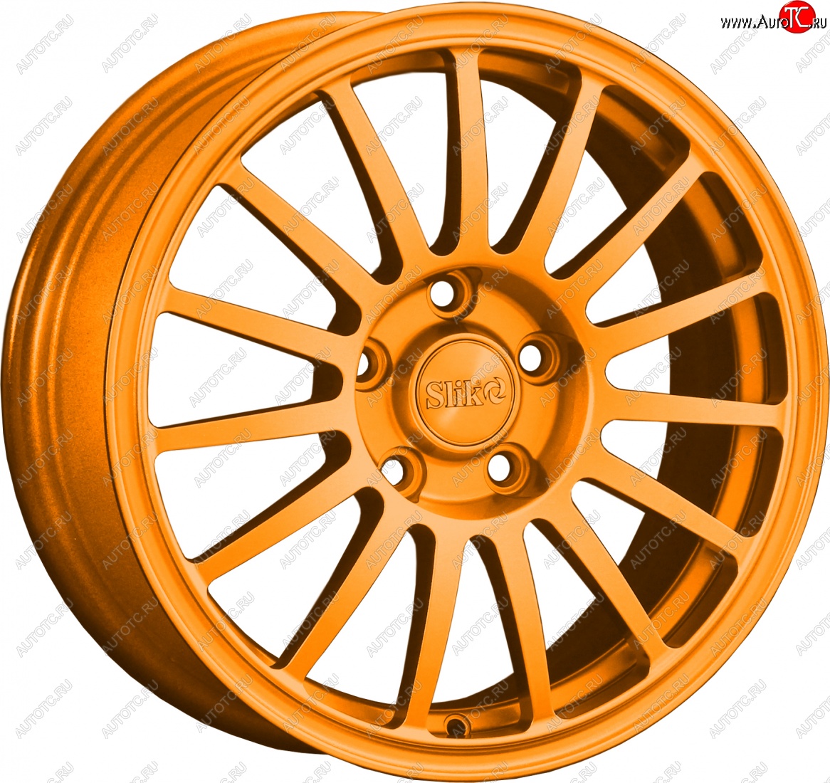 15 249 р. Кованый диск Slik classik R16x6.5 Ярко-оранжевый (ORANGE) 6.5x16   (Цвет: ORANGE)  с доставкой в г. Воронеж
