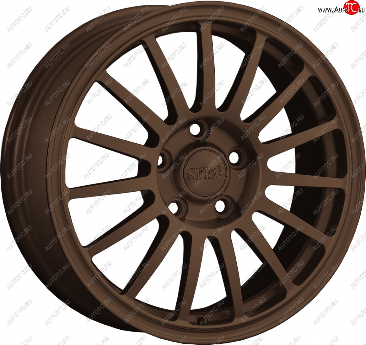 15 249 р. Кованый диск Slik classik R16x6.5 Бронза (BRZ) 6.5x16   (Цвет: BRZ)  с доставкой в г. Воронеж