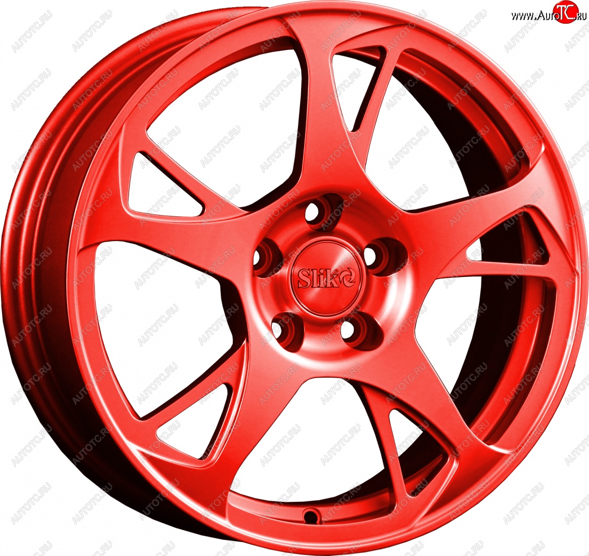 10 999 р. Кованый диск Slik classik R16x6.5 Candy алый 6.5x16   (Цвет: Candy алый 6.5x16)  с доставкой в г. Воронеж