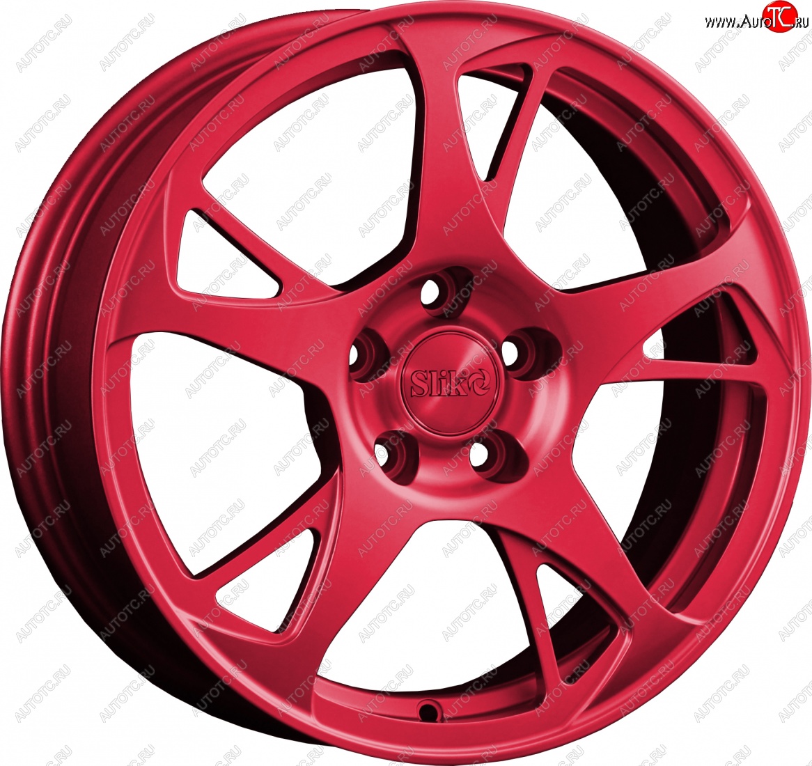 10 999 р. Кованый диск Slik classik R16x6.5 Candy RUBIN рубиновый 6.5x16   (Цвет: Candy RUBIN рубиновый 6.5x16)  с доставкой в г. Воронеж