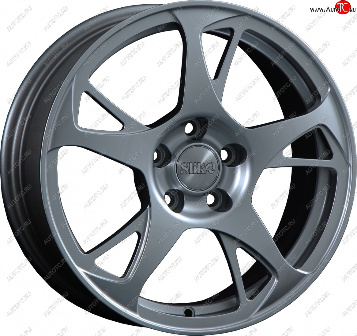 10 699 р. Кованый диск Slik classik R16x6.5 Серебристый тёмный (S25) 6.5x16   (Цвет: S25)  с доставкой в г. Воронеж
