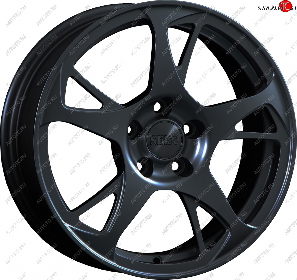 10 999 р. Кованый диск Slik classik R16x6.5 Черный матовый (MB) 6.5x16   (Цвет: MB)  с доставкой в г. Воронеж