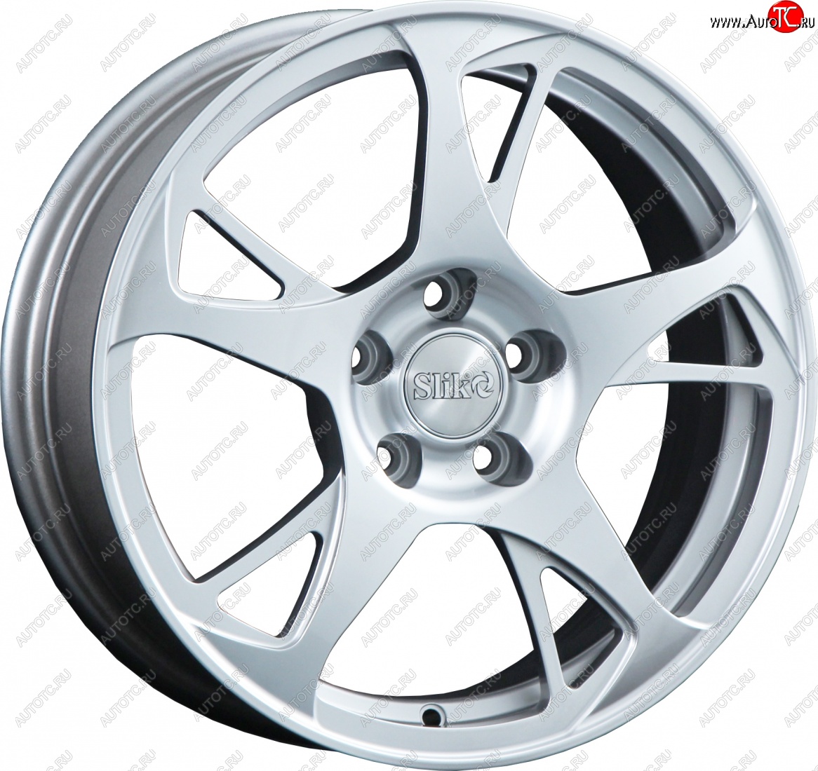 10 999 р. Кованый диск Slik classik R16x6.5 Белый (W) 6.5x16   (Цвет: W)  с доставкой в г. Воронеж