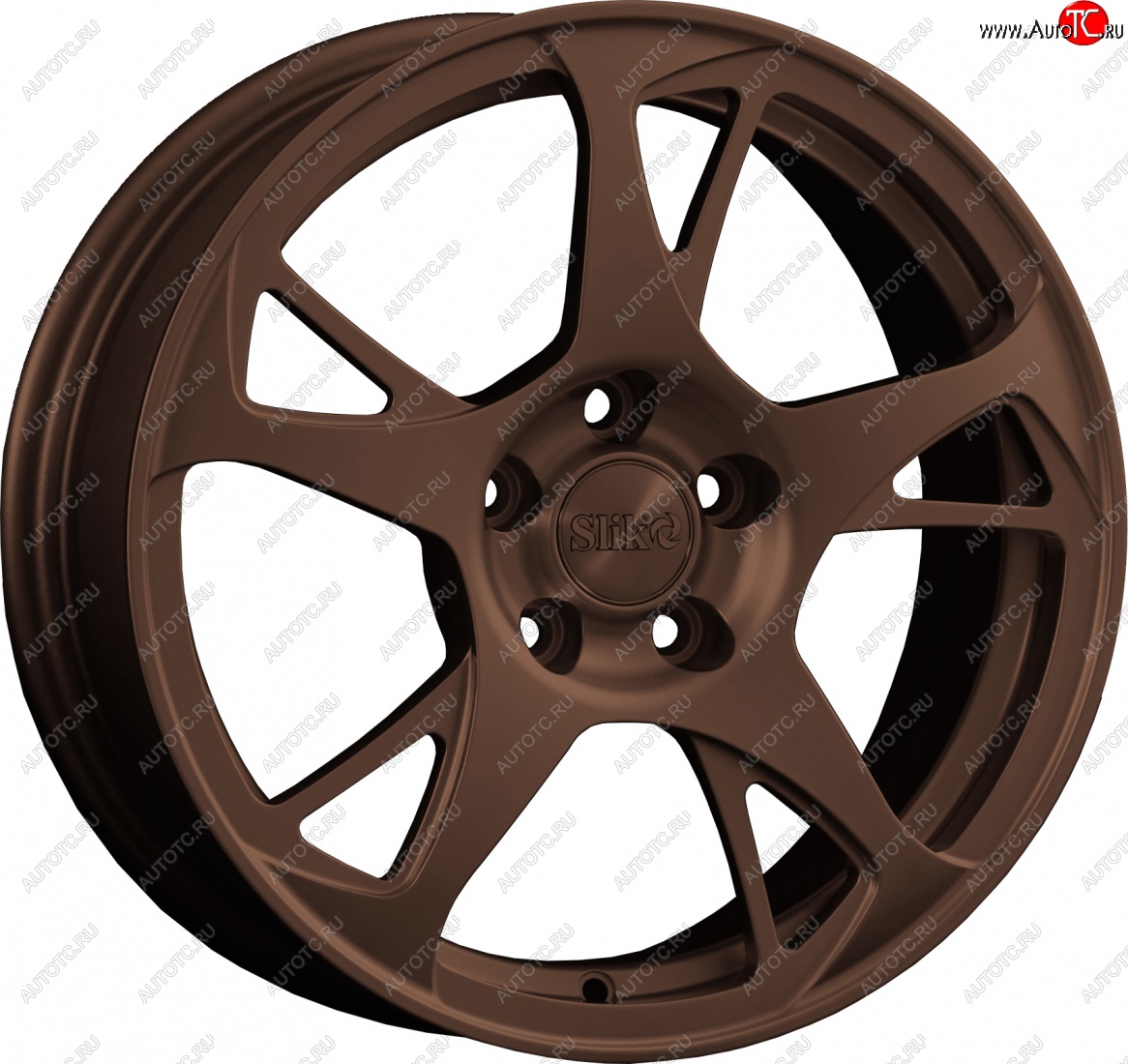 10 999 р. Кованый диск Slik classik R16x6.5 Бронза (BRZ) 6.5x16   (Цвет: BRZ)  с доставкой в г. Воронеж