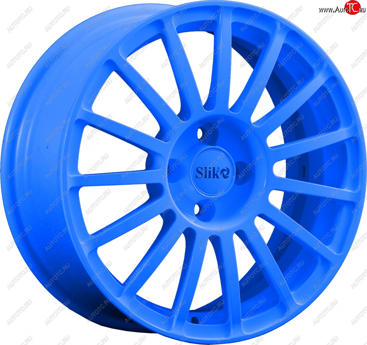 18 999 р. Кованый диск Slik classik R16x6.5 Синий (BLUE) 6.5x16   (Цвет: BLUE)  с доставкой в г. Воронеж