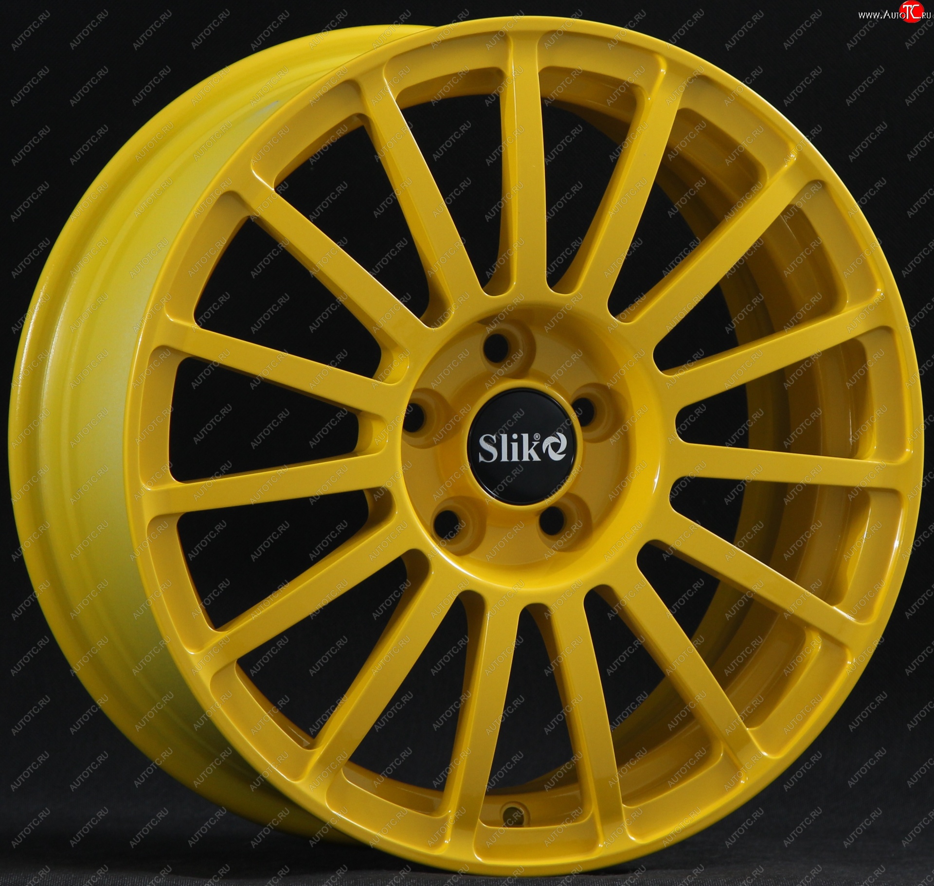 18 999 р. Кованый диск Slik classik R16x6.5 Ярко желтый RAL 1021 (YELLOW) 6.5x16   (Цвет: YELLOW)  с доставкой в г. Воронеж