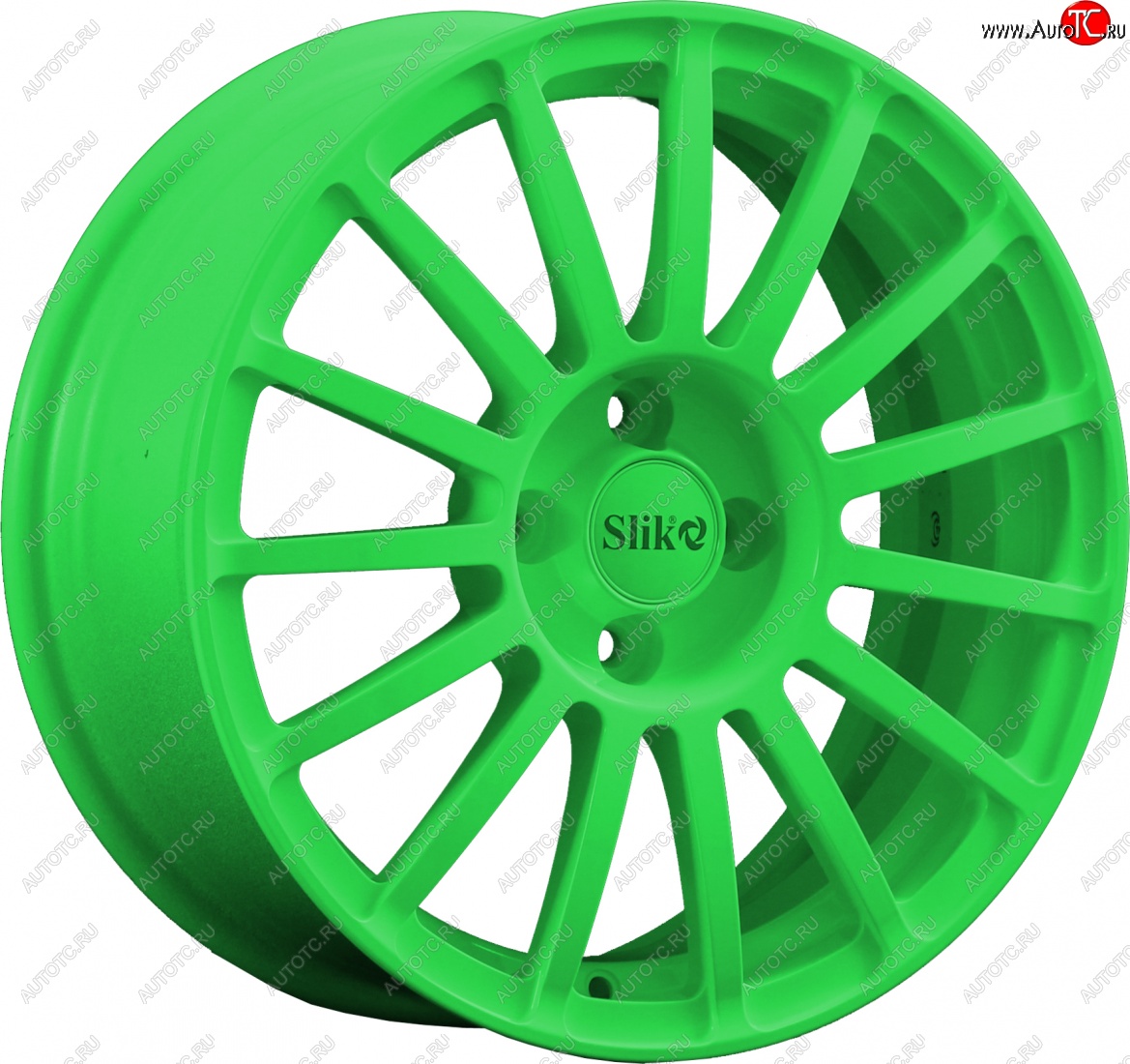 18 999 р. Кованый диск Slik classik R16x6.5 RAL 6038 ярко-зеленый (6038) 6.5x16   (Цвет: 6038)  с доставкой в г. Воронеж