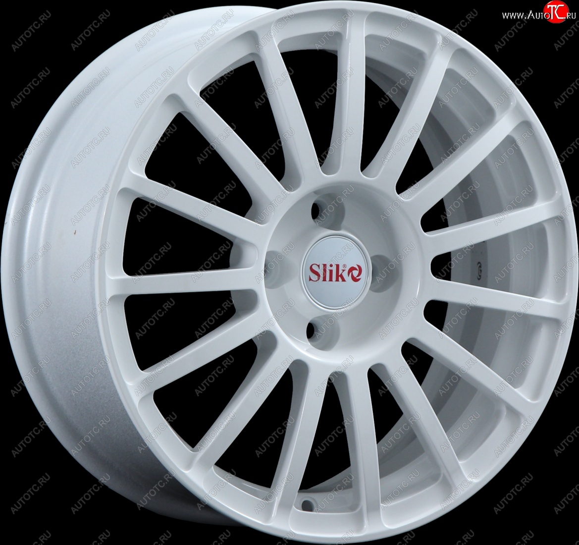 18 999 р. Кованый диск Slik classik R16x6.5 Белый (W) 6.5x16   (Цвет: W)  с доставкой в г. Воронеж