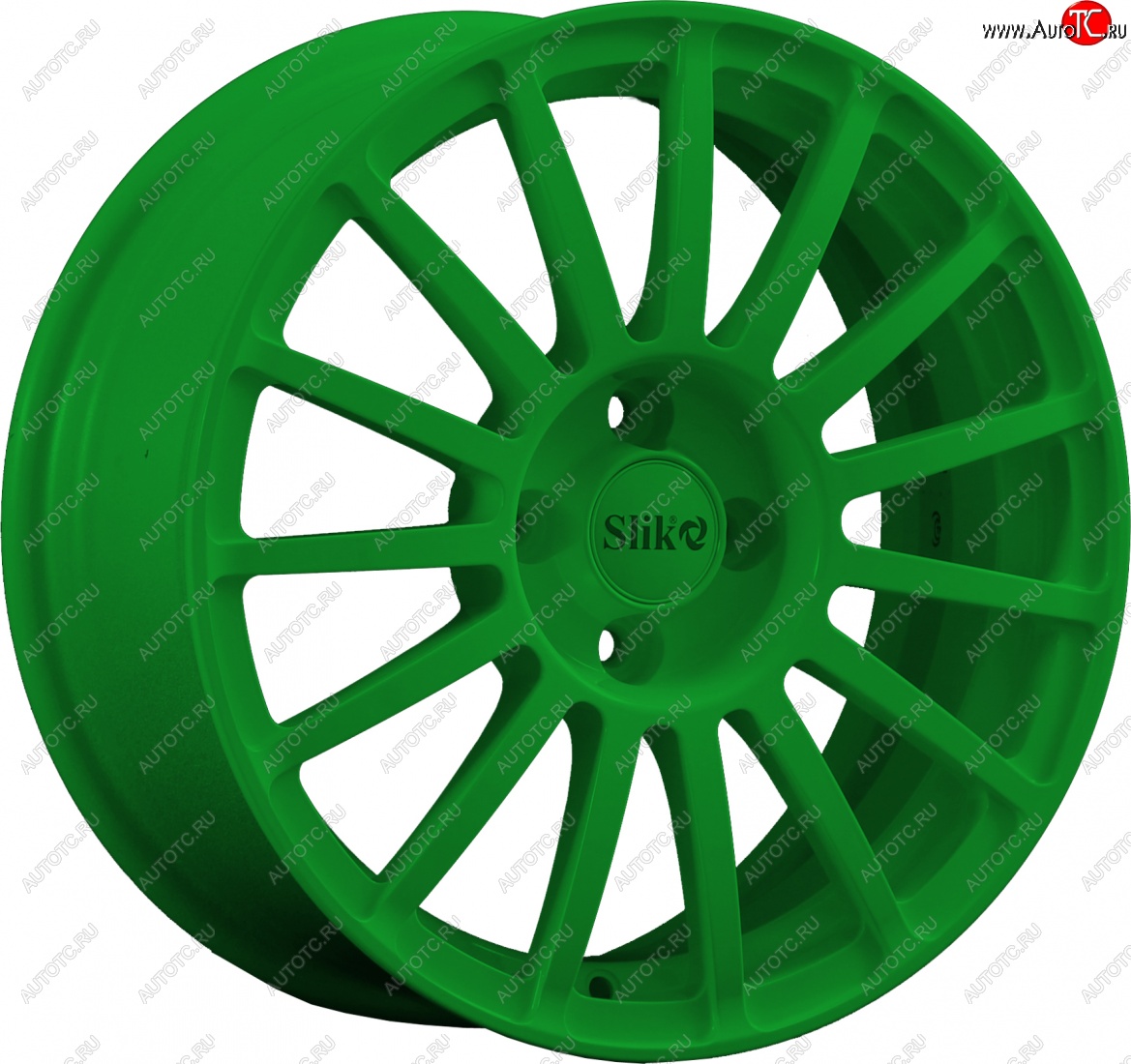18 999 р. Кованый диск Slik classik R16x6.5 Зеленый (GREEN) 6.5x16   (Цвет: GREEN)  с доставкой в г. Воронеж