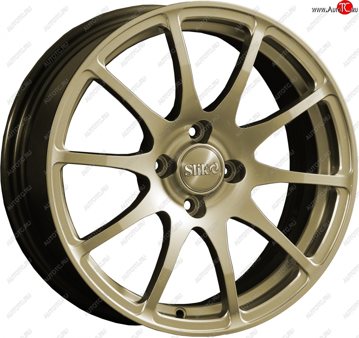 18 999 р. Кованый диск Slik classik R16x6.5 Золотой (G) 6.5x16   (Цвет: G)  с доставкой в г. Воронеж