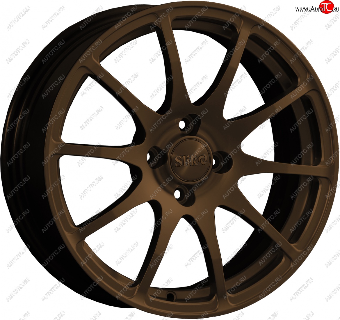 18 999 р. Кованый диск Slik classik R16x6.5 Коньячная бронза. Глянец (BRZCGN) 6.5x16   (Цвет: BRZCGN)  с доставкой в г. Воронеж