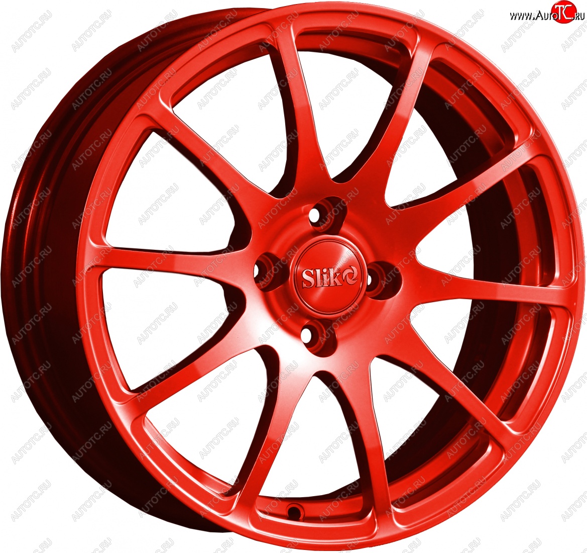 18 999 р. Кованый диск Slik classik R16x6.5 Candy алый 6.5x16   (Цвет: Candy алый 6.5x16)  с доставкой в г. Воронеж