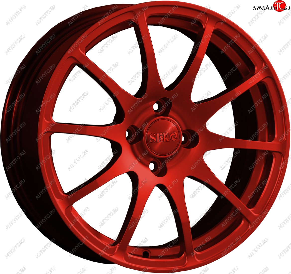 18 999 р. Кованый диск Slik classik R16x6.5 Candy RED красный 6.5x16   (Цвет: Candy RED красный 6.5x16)  с доставкой в г. Воронеж