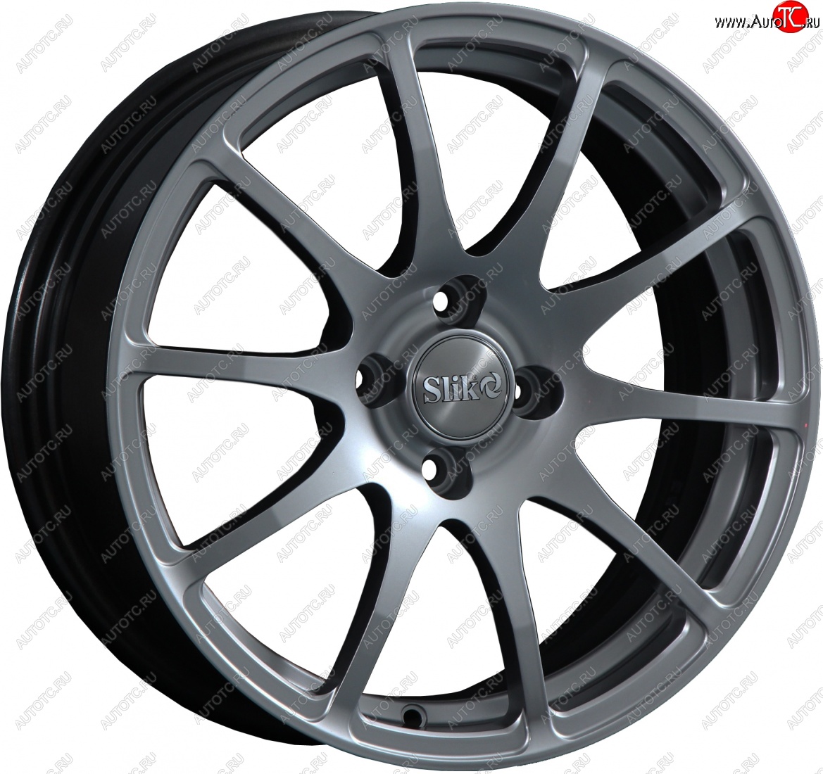 18 999 р. Кованый диск Slik classik R16x6.5 Серебристый тёмный (S25) 6.5x16   (Цвет: S25)  с доставкой в г. Воронеж