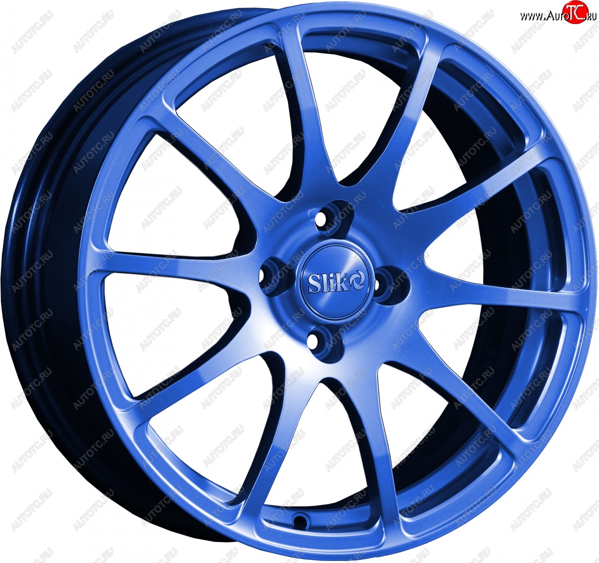 18 999 р. Кованый диск Slik classik R16x6.5 Синий (BLUE) 6.5x16   (Цвет: BLUE)  с доставкой в г. Воронеж
