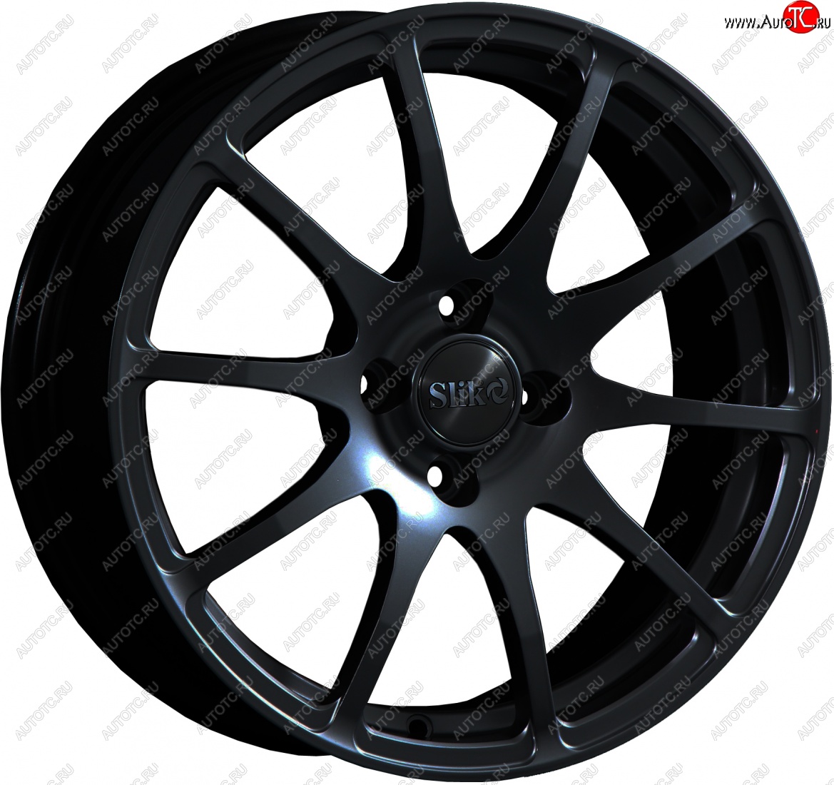 18 999 р. Кованый диск Slik classik R16x6.5 Черный глянцевый (BK) 6.5x16   (Цвет: BK)  с доставкой в г. Воронеж