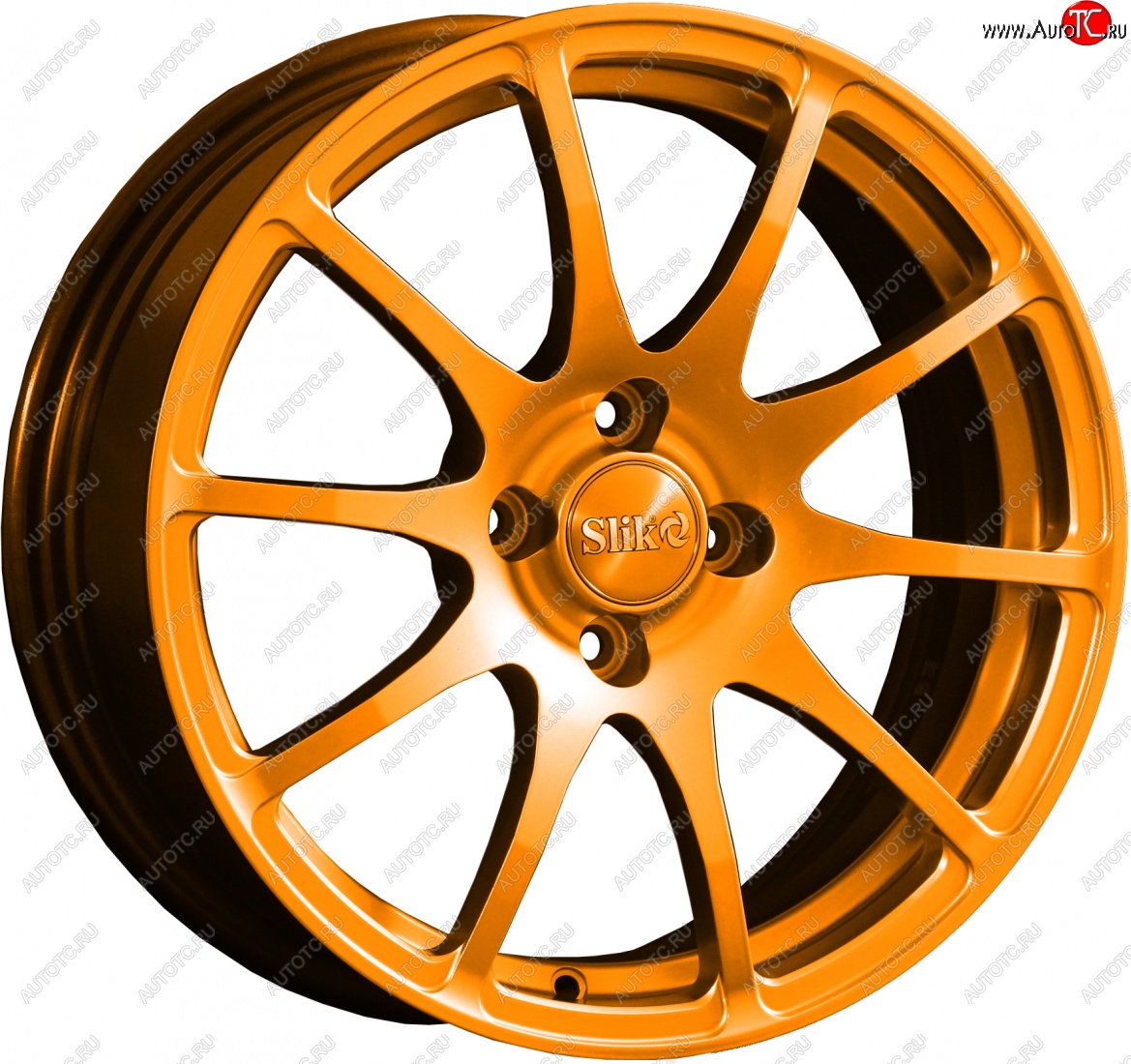 18 999 р. Кованый диск Slik classik R16x6.5 Ярко-оранжевый (ORANGE) 6.5x16   (Цвет: ORANGE)  с доставкой в г. Воронеж